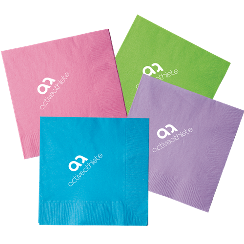 B12IS - Island Colored 2-Ply Beverage Napkins