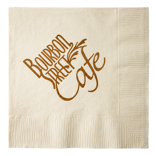 B12MSEC - Vanilla 2-Ply Beverage Napkins