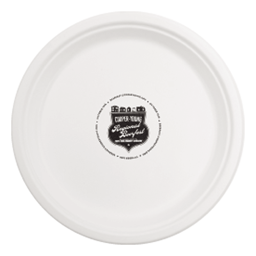 CPC10 - 10”  Round Compostable  Paper Plate