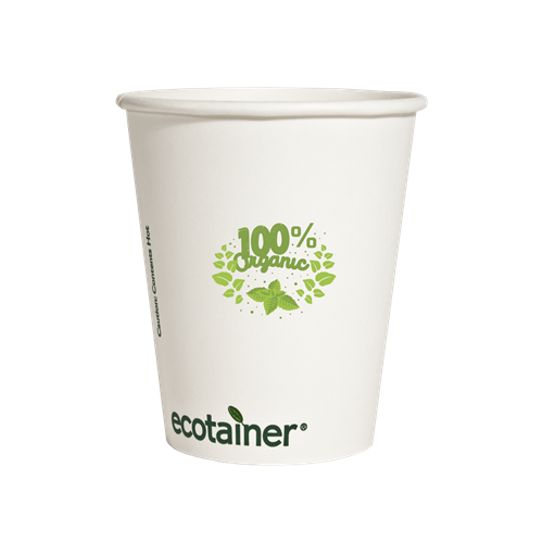 ET-8 - 8 oz. Compostable Paper Hot Cup