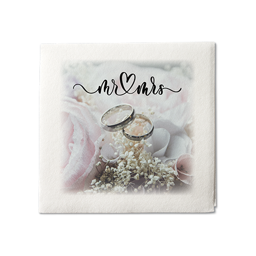 LEB104SD - Digital Printed Linen-Esque® Beverage Napkins