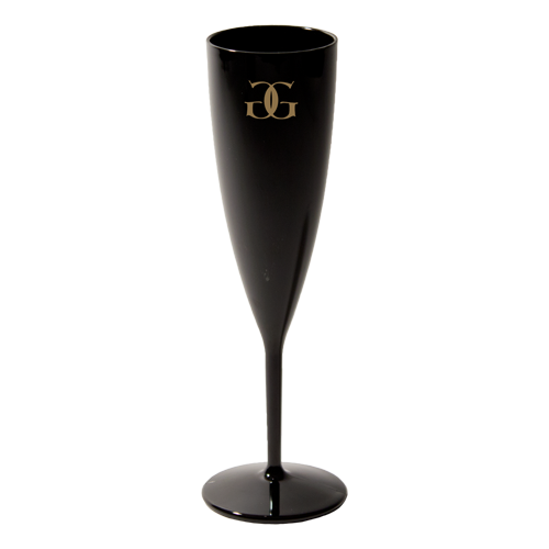 OPF6B - 6 oz. Black Champagne Flute