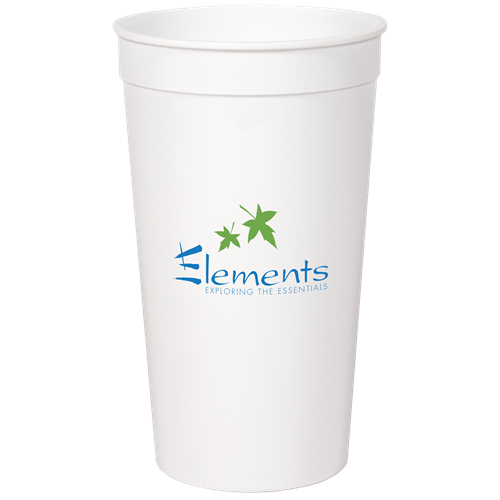 TSS32-OS - 32 oz. Smooth White Stadium Cup