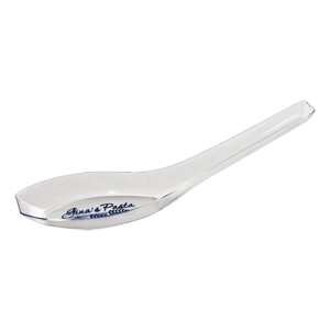 5" Clear Asian Style Sampling Spoon