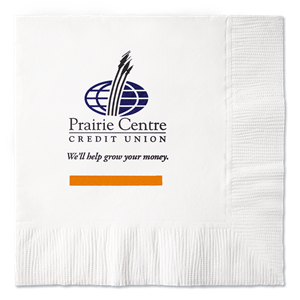 White 1-Ply Beverage Napkins