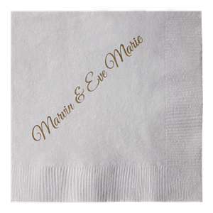 Light Tone Colored 2-Ply Beverage Napkins