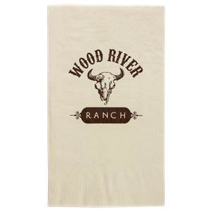 Vanilla 3-Ply Dinner Napkins, Coin edge Embossed