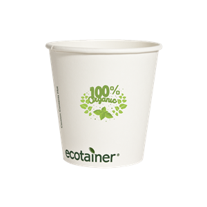 10 oz. Compostable Paper Hot Cup