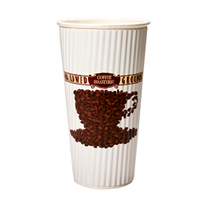 20 oz. Rippled Insulated Paper Cup