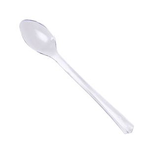 Clear 4.2" Petite Tasting Spoon