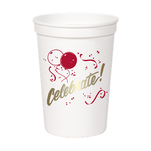 12 oz. Smooth White Stadium Cup