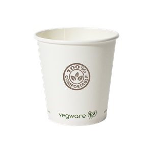 10 oz. Compostable Paper Hot Cup