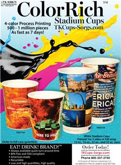 TKCUPS-SORGS COLOR RICH STADIUM CUPS