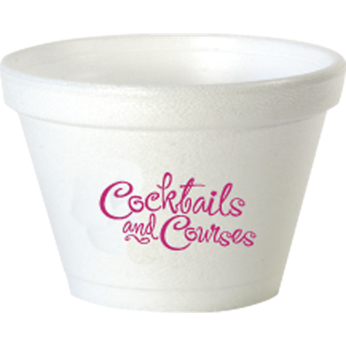 4J6 - 4 oz.Foam Squat Container