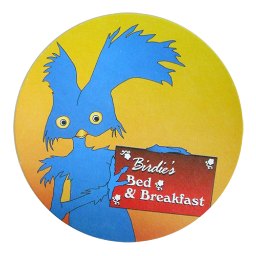 64GR-RD - 60 Pt. 4" High Density Pulp Board Coasters ROUND