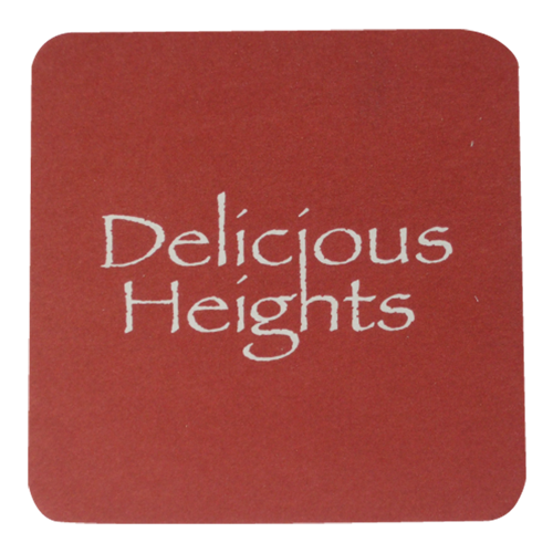 80GR-SQ - 80 Pt 3.5" High Density Pulp Board Coasters SQUARE