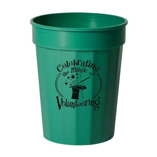 F16SC 17 - 16 oz. Tall Fluted Cup Green SPECIAL ORDER