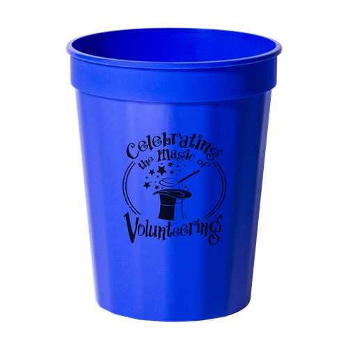F16SC 25 - 16 oz. Tall Fluted Cup Royal Blue SPECIAL ORDER