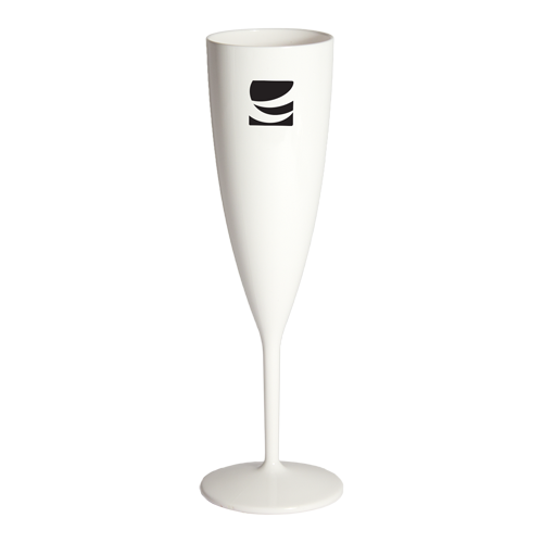 OPF6W - 6 oz. White Champagne Flute