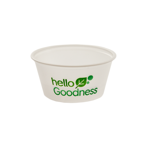 P200 - 2 oz.Frosted Plastic Souffle Cup