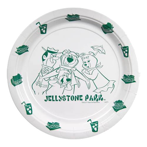 PL918 - 9” White Paper Plates 18 pt.