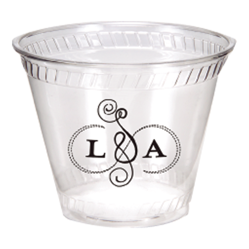 TP-9OF - 9 oz.Clear Plastic Squat Cup