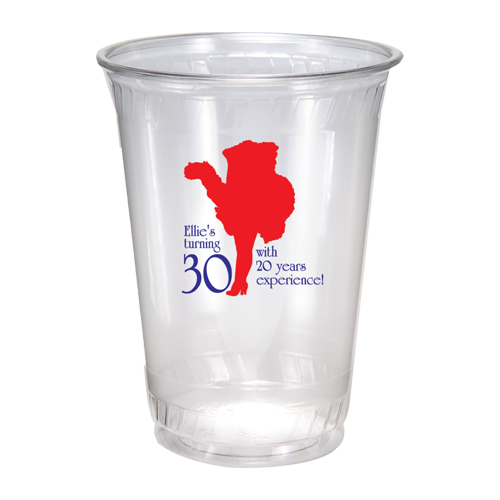 TP10-OS - 10 oz.Clear Plastic Cup