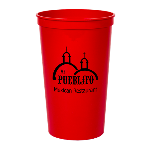 TSS-22 - 22 oz. Smooth Colored Stadium Cup