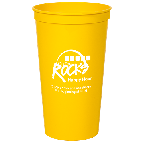 TSS-32 - 32 oz. Smooth Colored Stadium Cup