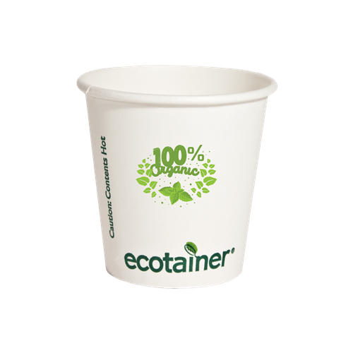ET4-OS - 4 oz.Compostable Paper Hot Cup