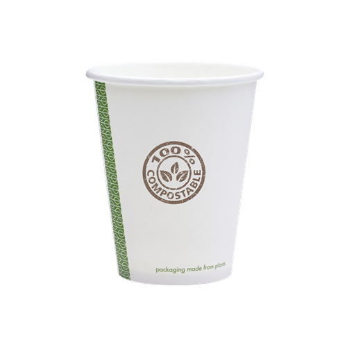 VW8-OS - 8 oz. Compostable Paper Hot Cup