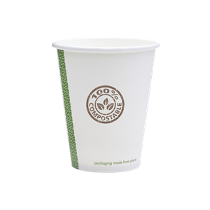 8 oz. Compostable Paper Hot Cup